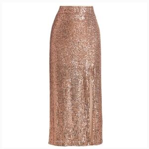 NWT Free People Ariana Sequin Maxi Skirt - Size 12.